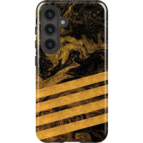 Striped Marble Galaxy S25 Plus Impact Case